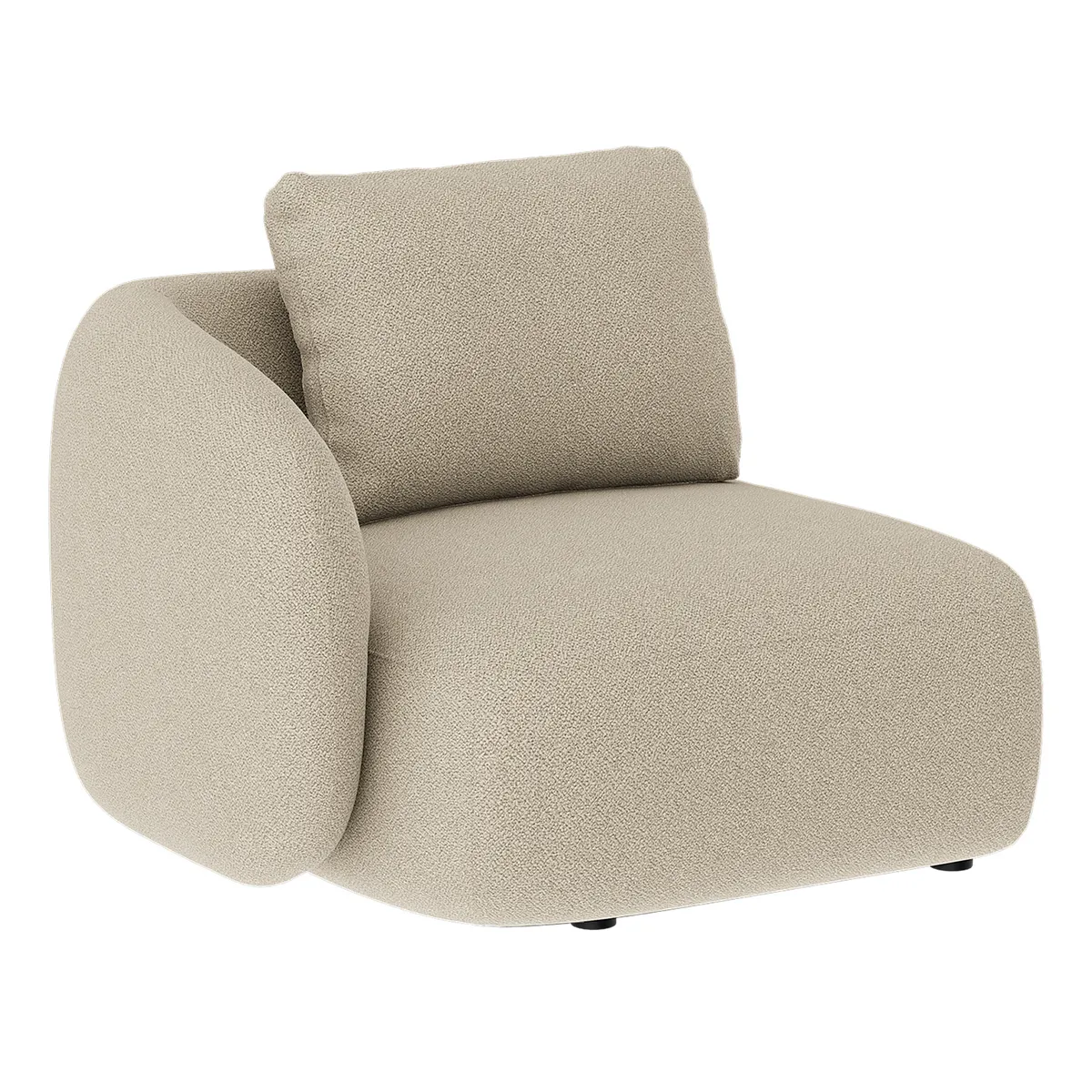 Dixon 1-seat section left Rhyme beige
