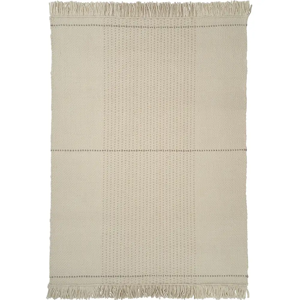 Awakened Mind White 140x200 carpet 