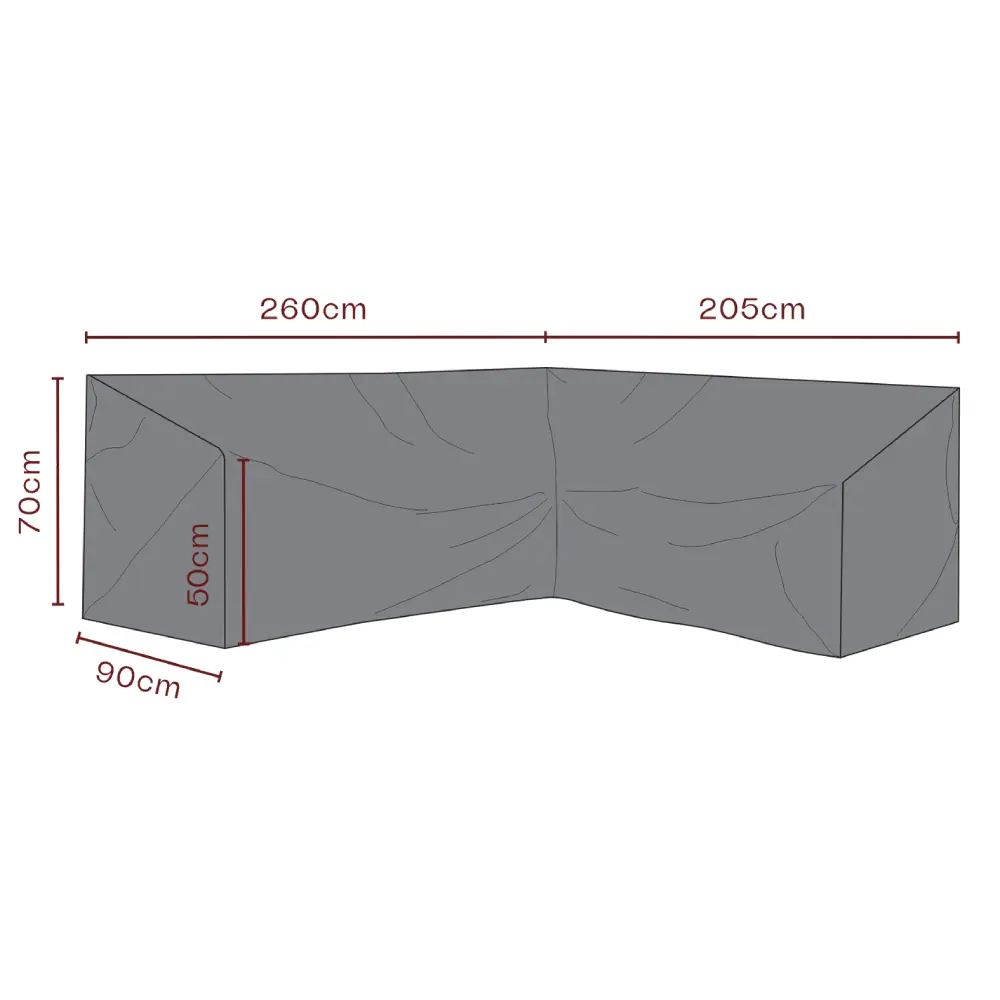 Furniture cover Corner sofa 205/260x90 cm Premium