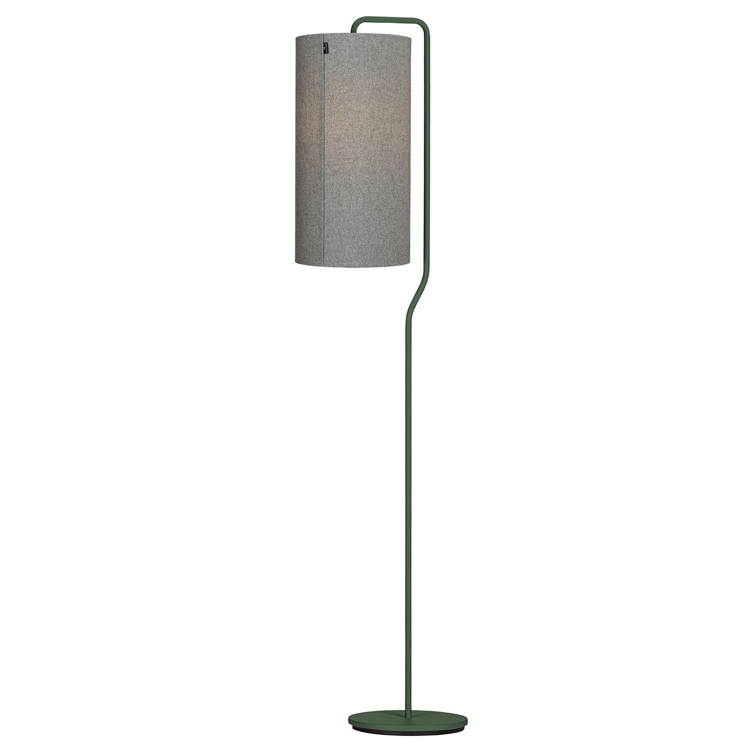 Pensile Floor Lamp Bottle Green Excluding Textile Shade