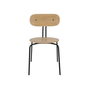 Curious Dining Chair Oak/Black Metal