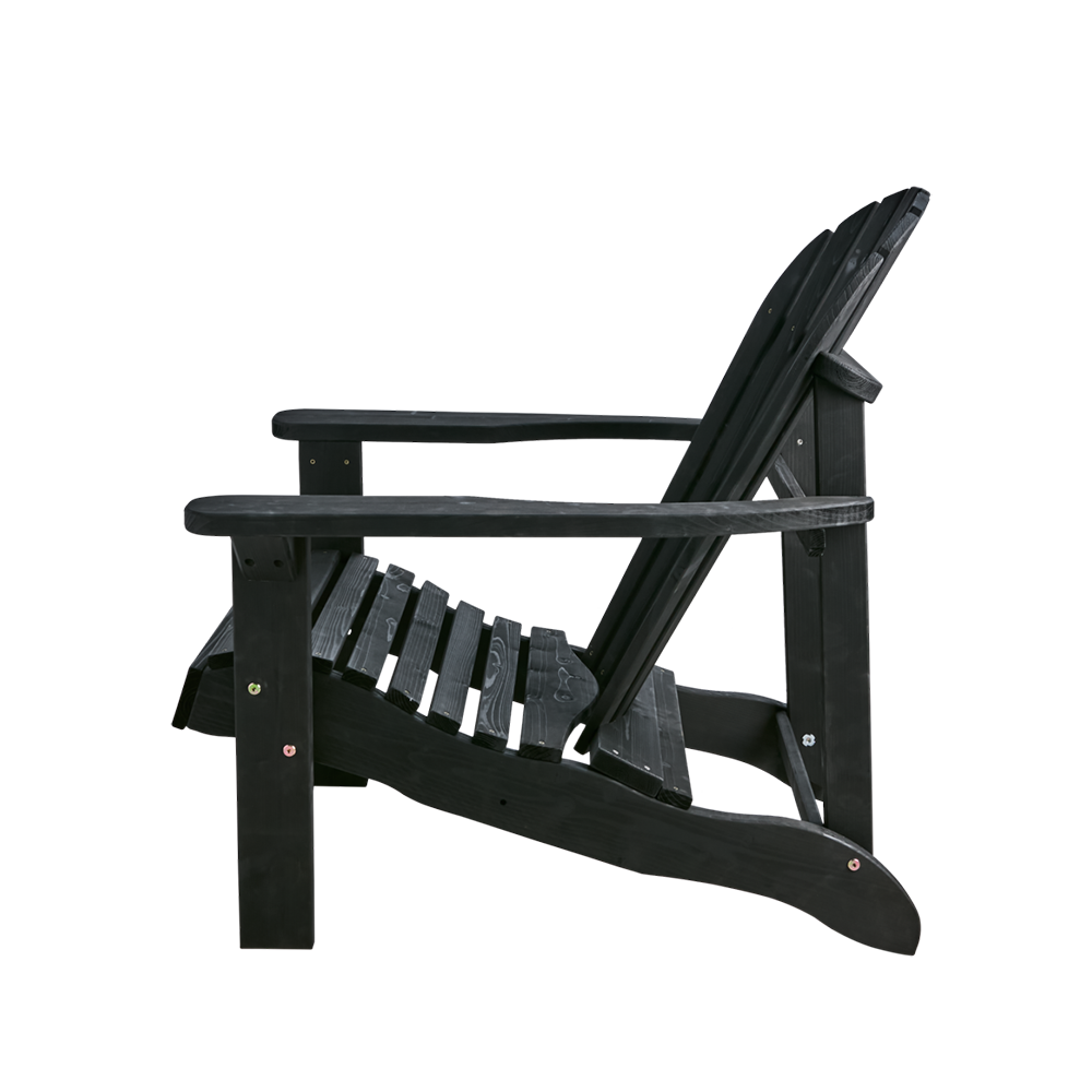 SKULE deck chair Black