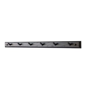 Cora Hook strip 80 cm Black stained Oak