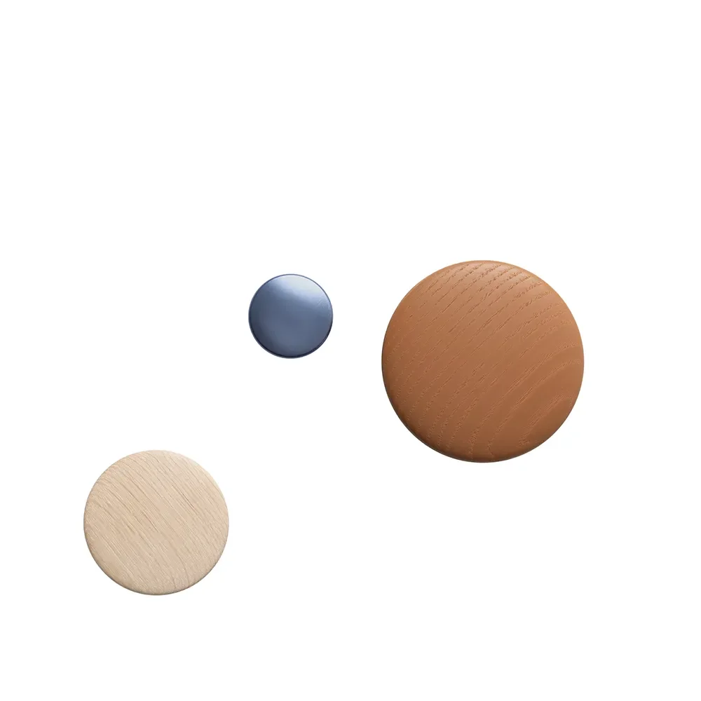 Dots Metal Ø5 cm - Pale Blue