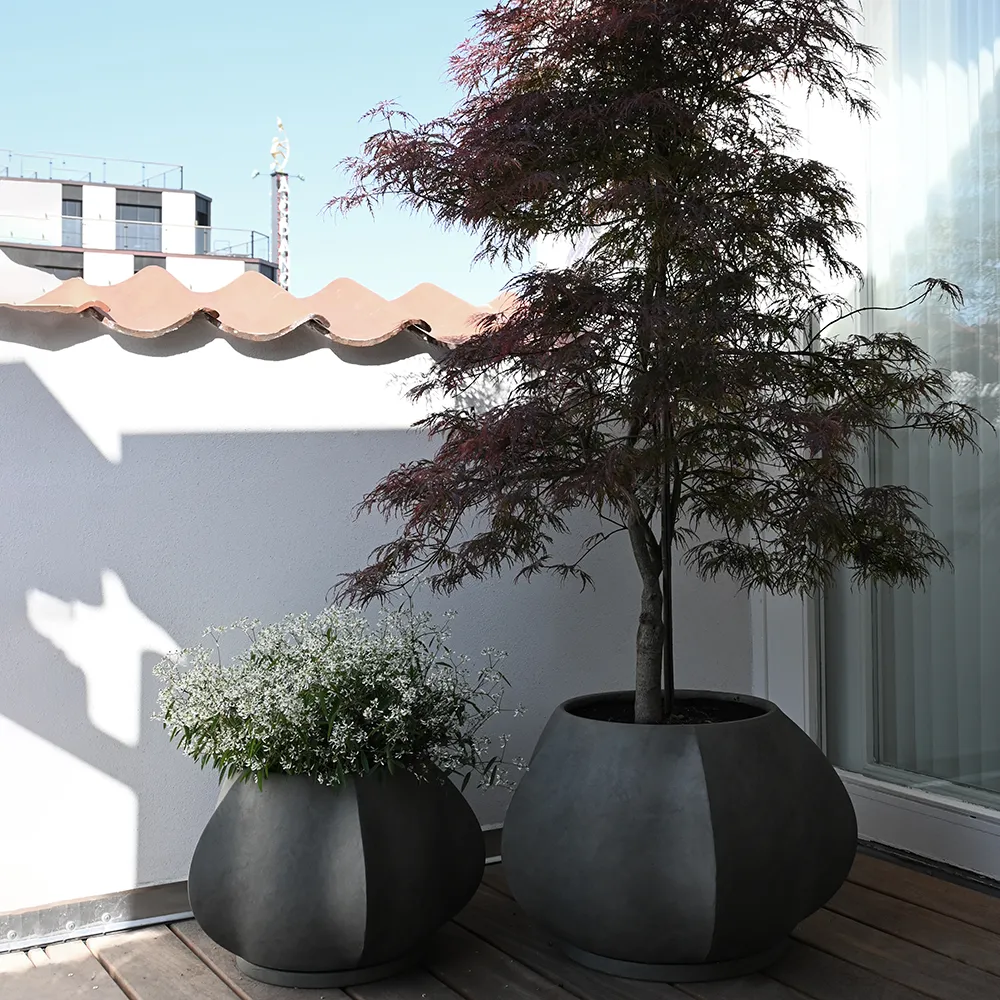 Arket pot Big - Dark Grey