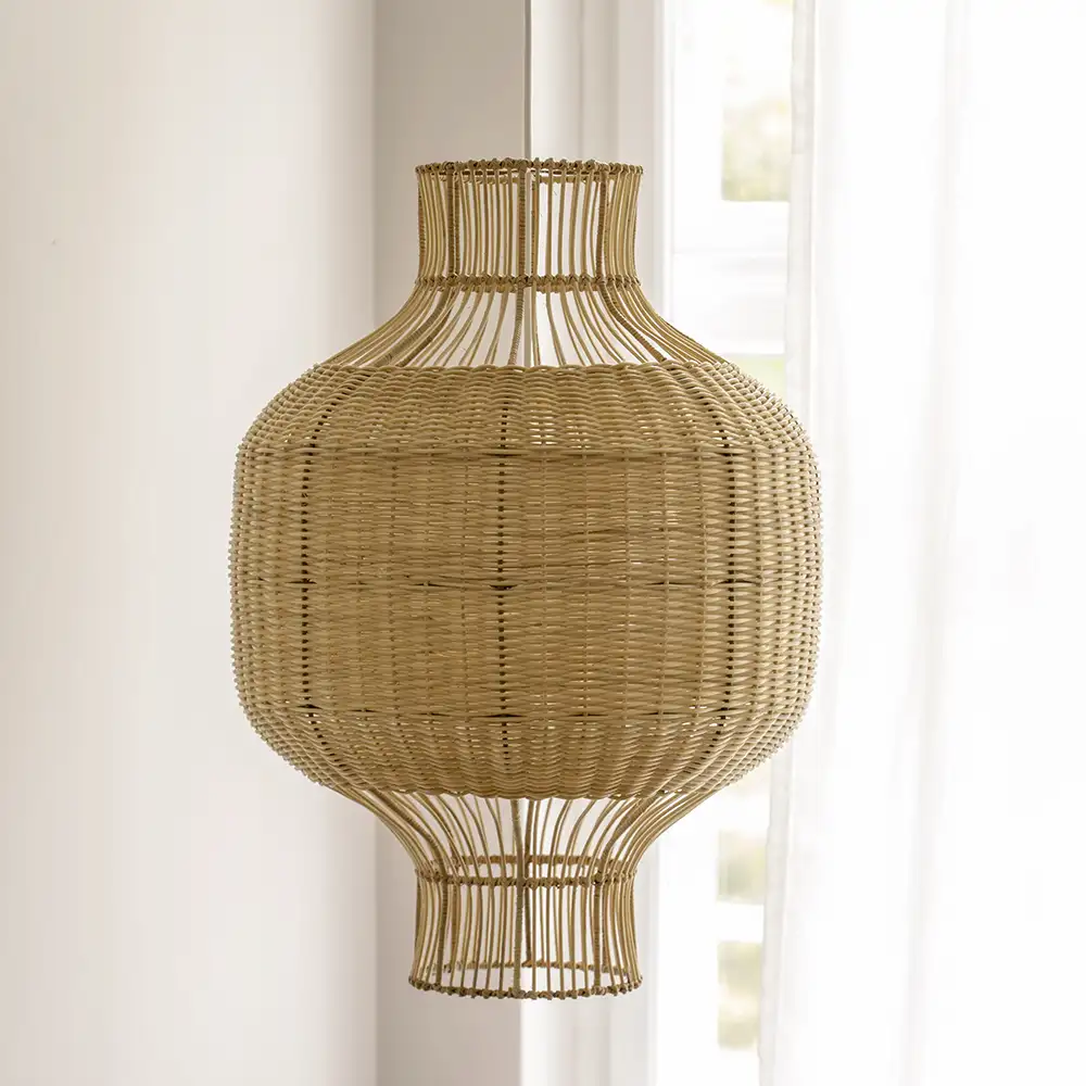 Hikari lampshade natural rattan