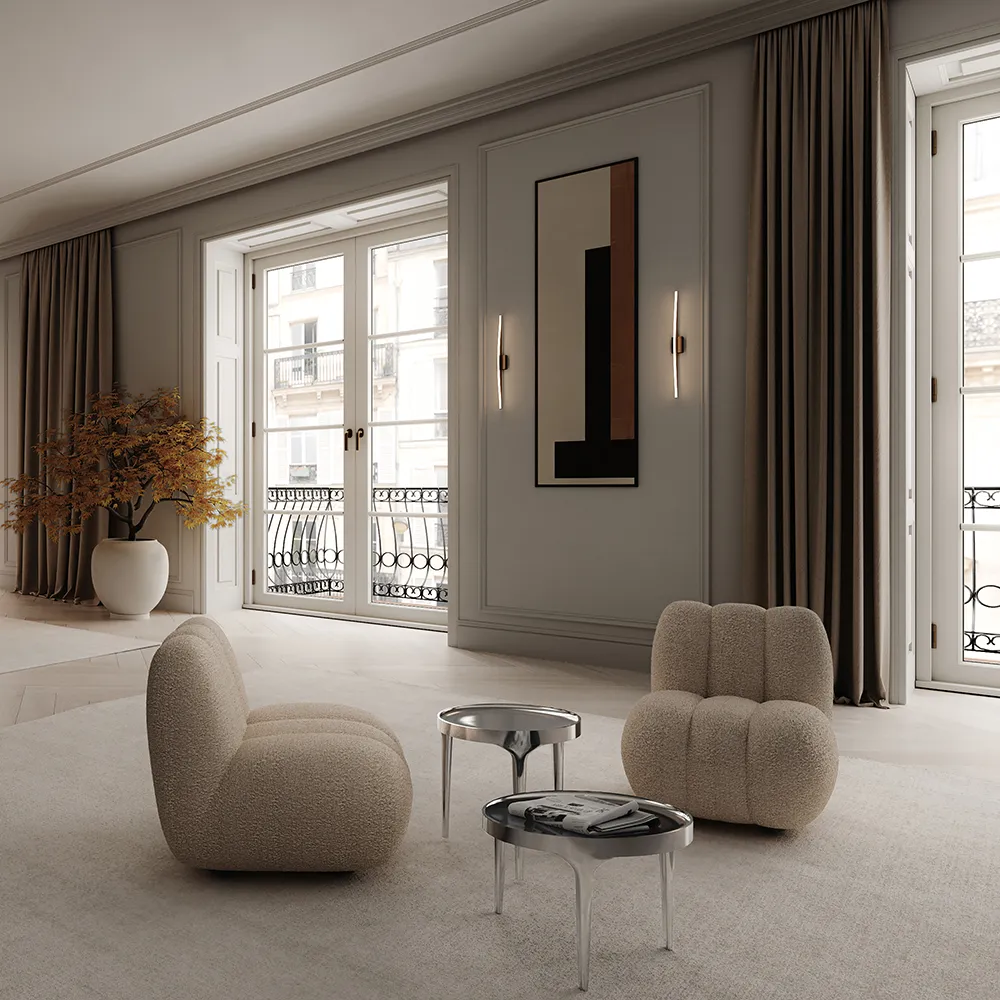 Phantom Table, Low - Chrome