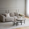 Willard sofa 3-seater fabric Alice light beige