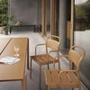 Linear Steel Dining table 220x90 cm Anthracite Black 