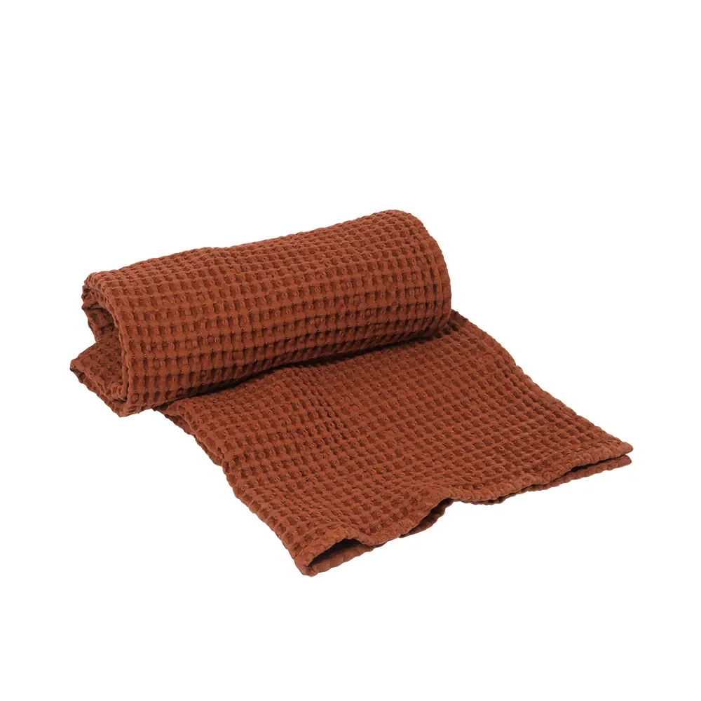 Bath Towel in Organic Cotton Brown Clay