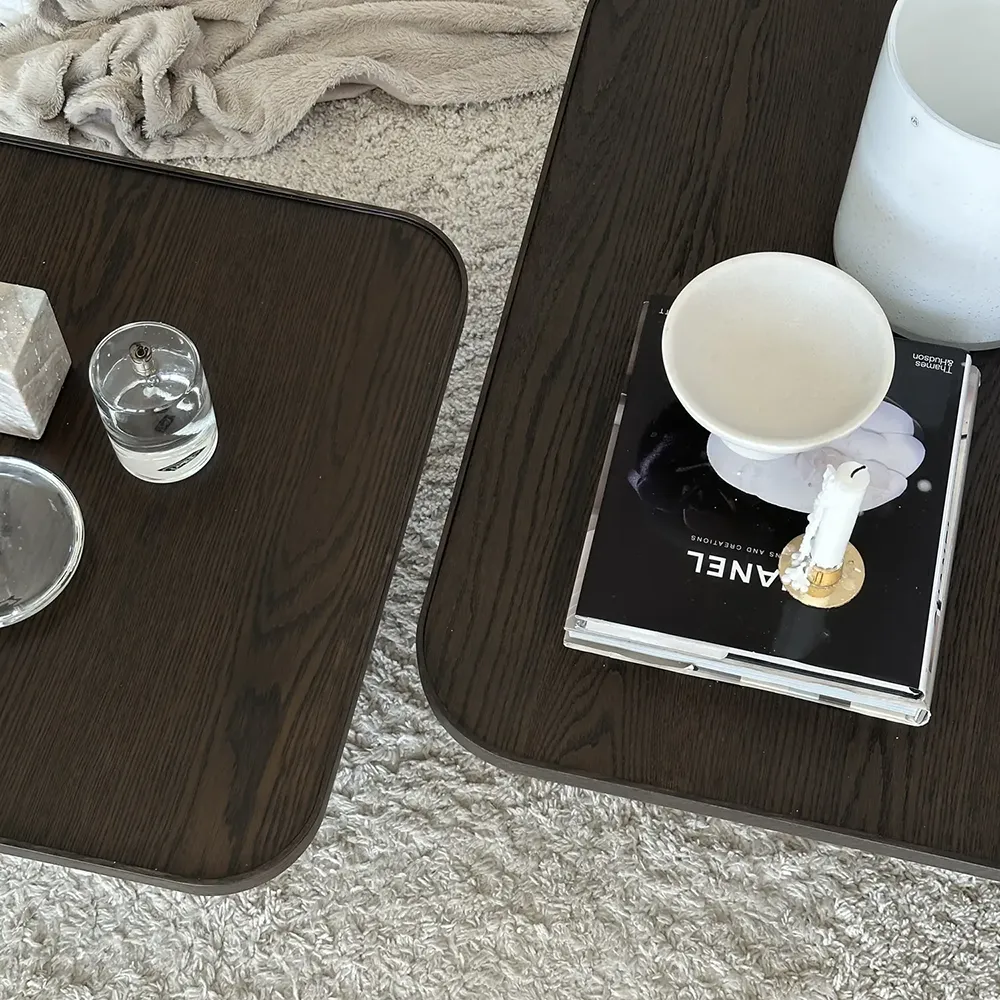 Sullivan coffee table 60x60 cm brown