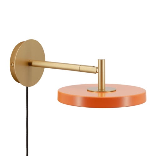 Asteria Wall Short Lamp Ø15 cm Nuance Orange
