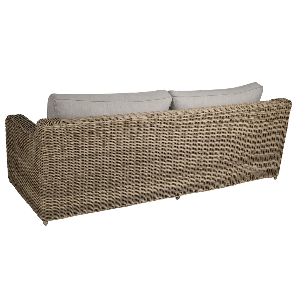 Glendon sofa rustic rattan