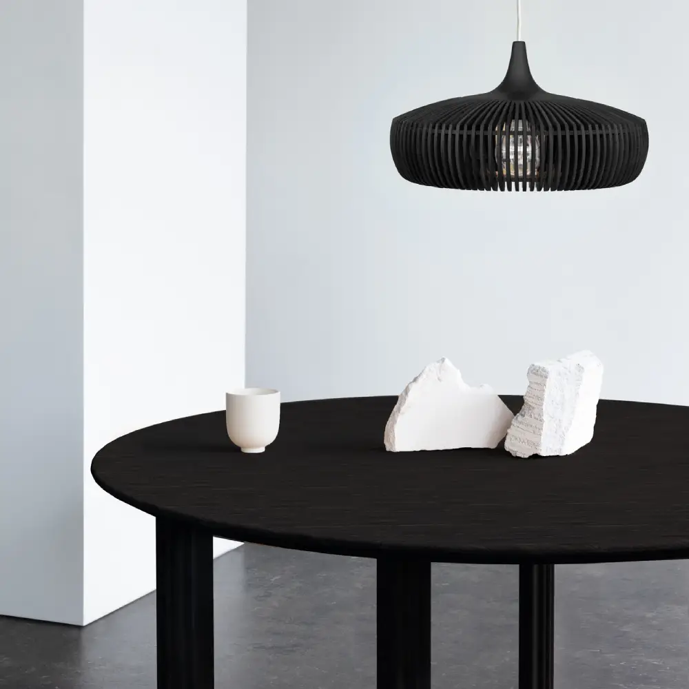 Comfort Circle Dining table Ø120 cm Black Oak