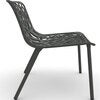 Forest lounge chair Metallic Grey