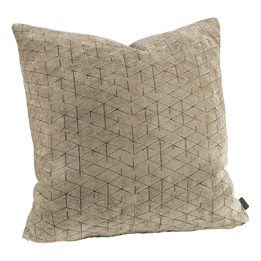 Laurel Diamond taupe cushion cover 50x50 cm
