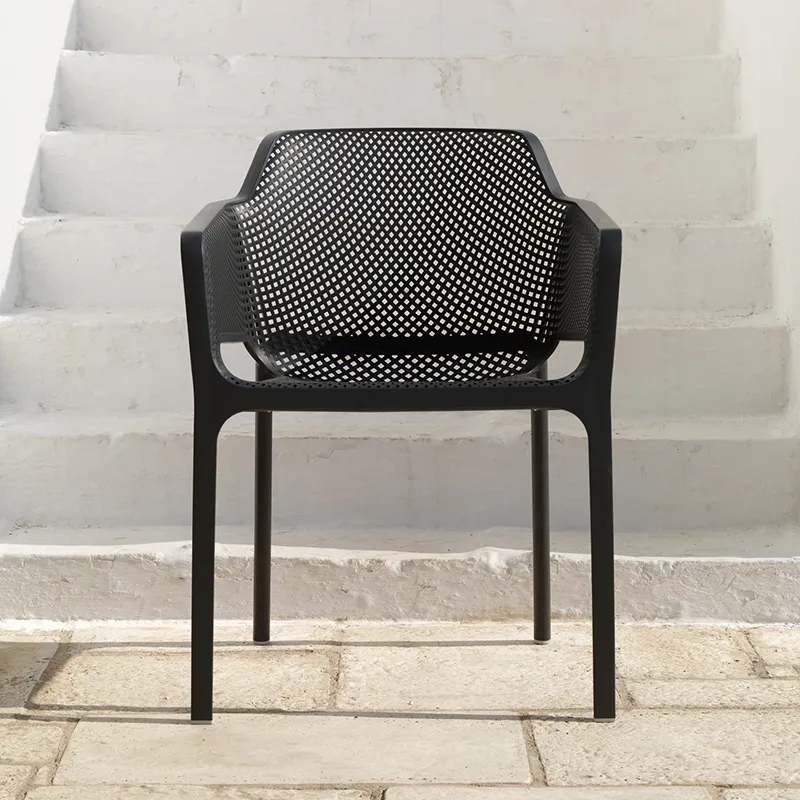 Net armchair Anthracite