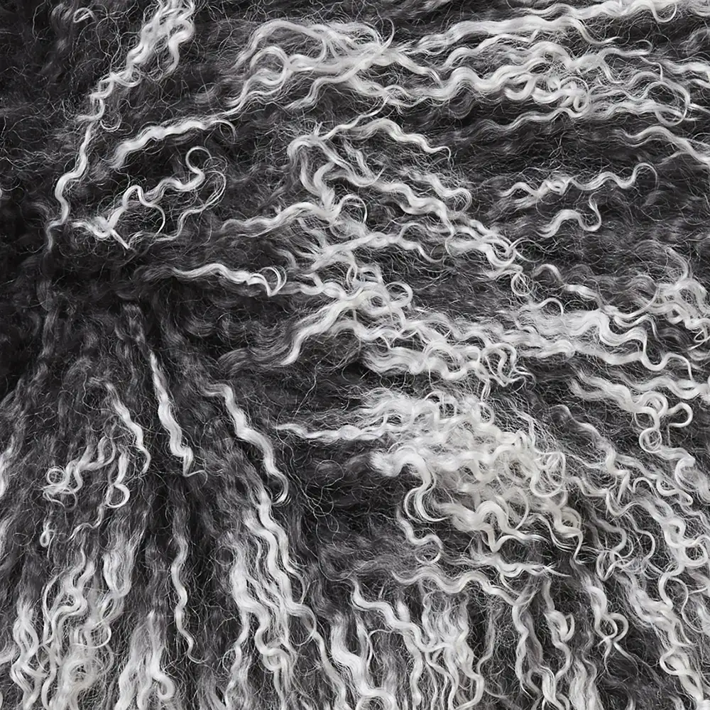 Shansi cushion cover 40x40 cm Grey Snowtip