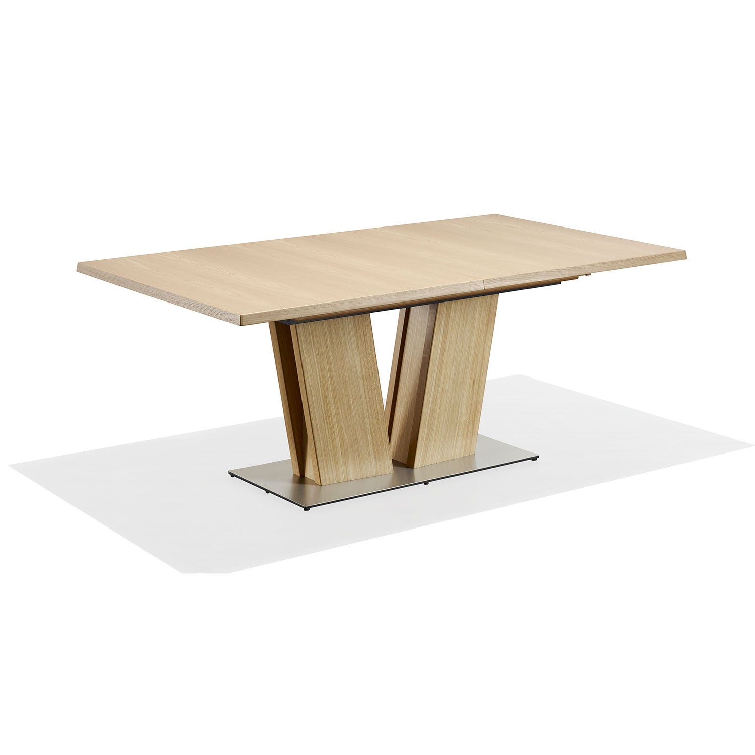 Sm37 Table Oak Lacquer 176-276X100X74cm