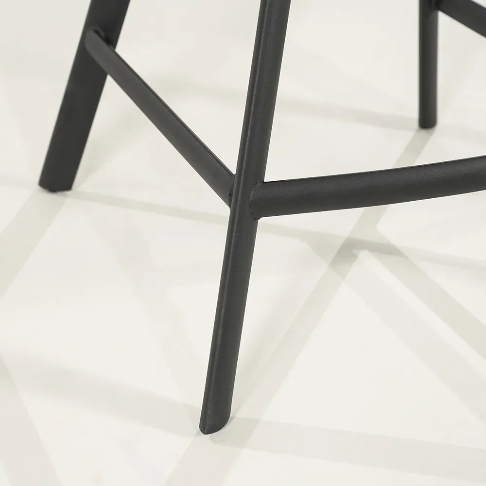 Bliss barstool with armrests - taupe