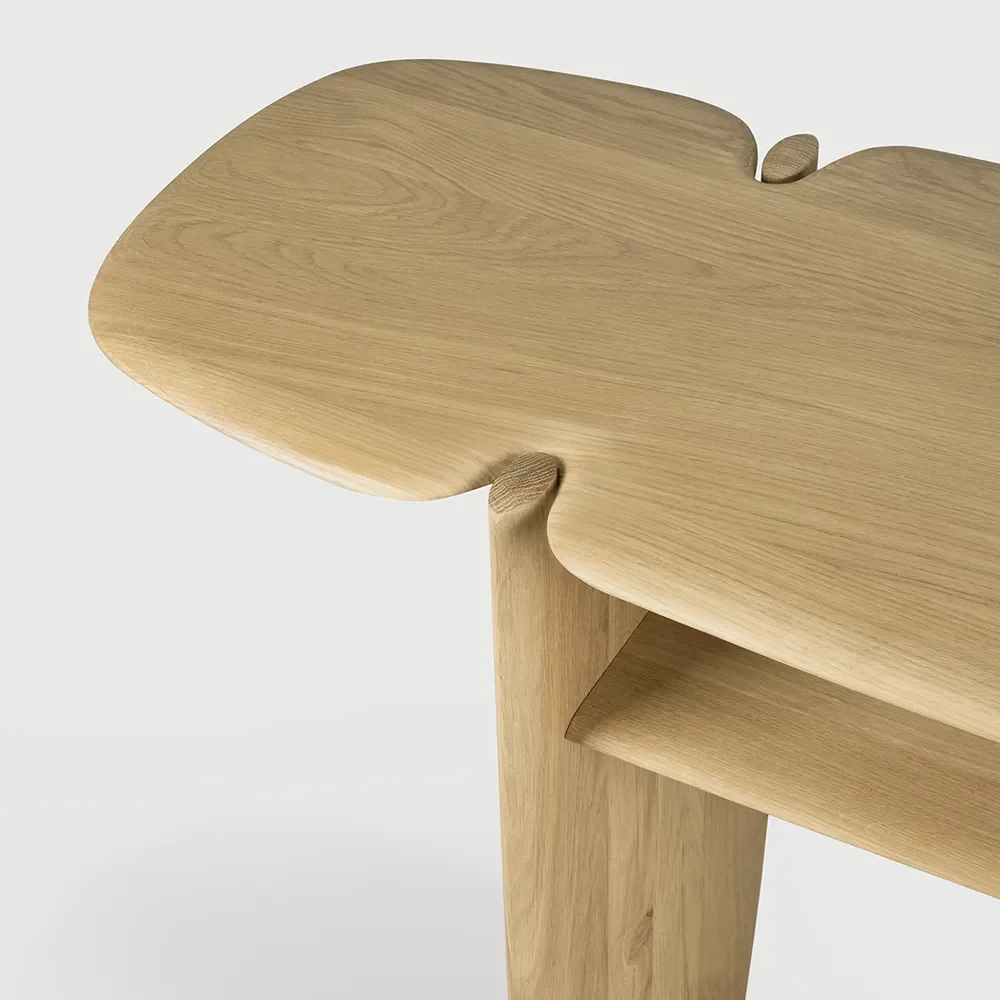 PI Console table oak