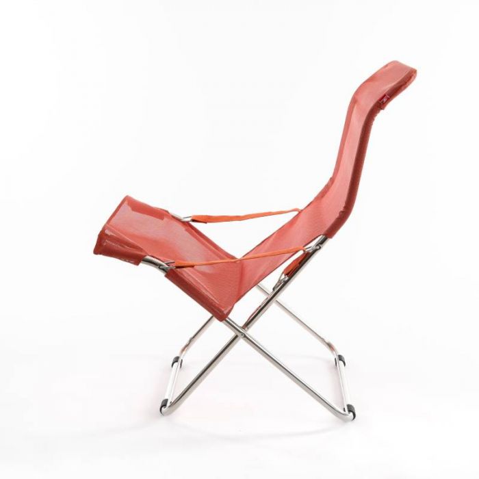 Fiesta sun lounger roses aluminium/textile