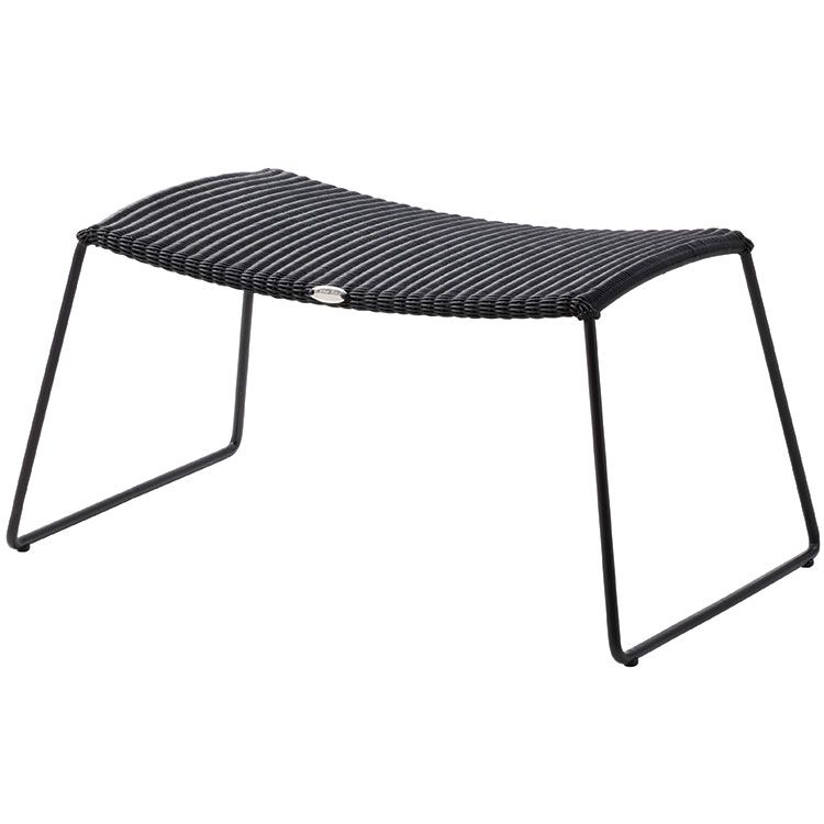 Breeze Footstool Black