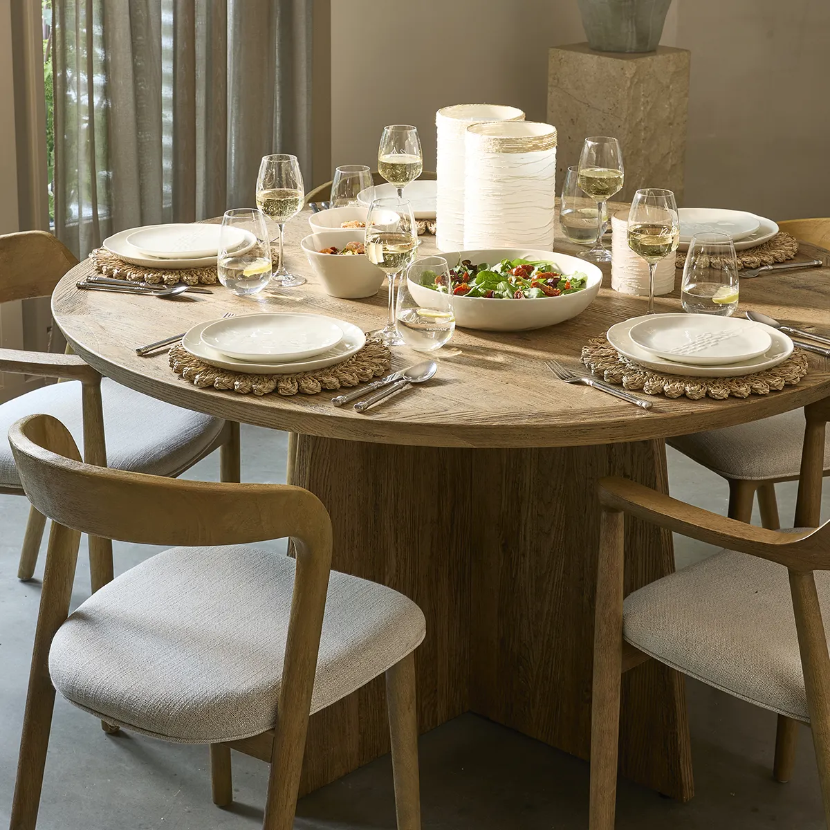 Round Dining Table Zermatt Ø 140 cm