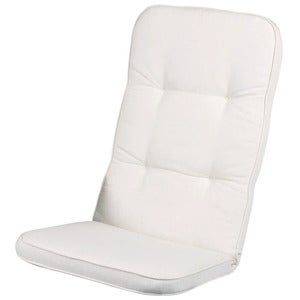 River Recliner cushion box stitched Blanco