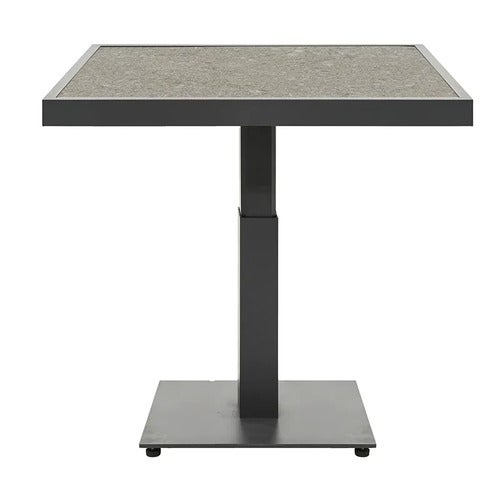 Scale coffee table 85x85 cm anthracite / Dark Brownish Ceramic