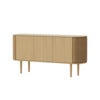 Treasures 3-door cabinet Oak/Sugar Brown