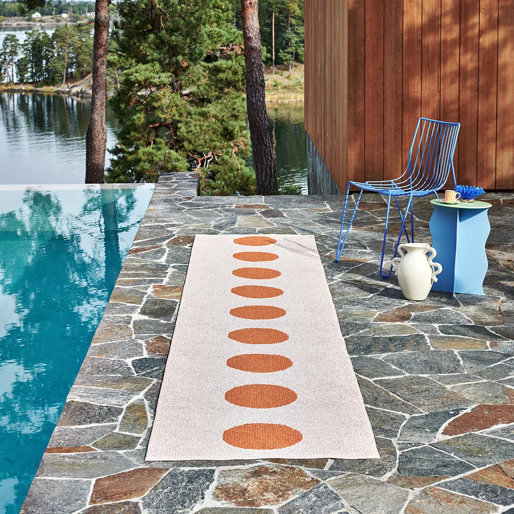 Vera Pop carpet Pale Orange/Pearl Pink 70 x 280cm