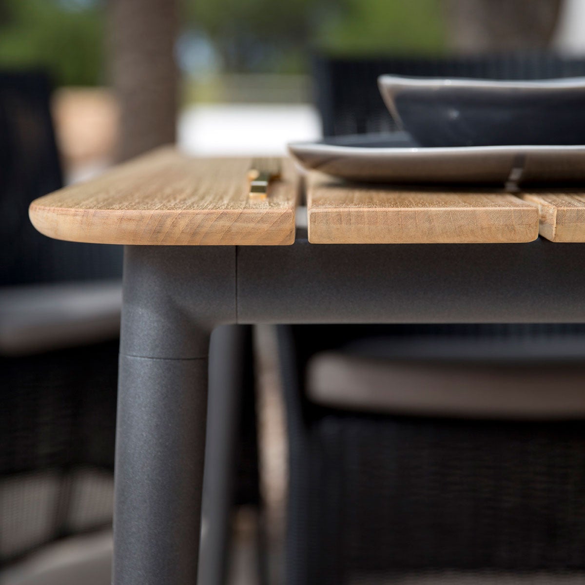 Core Dining Table 90X210 Lava Grey