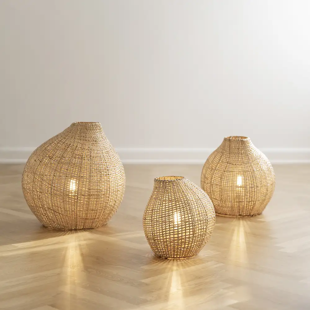 Figura M Floor lamp rattan