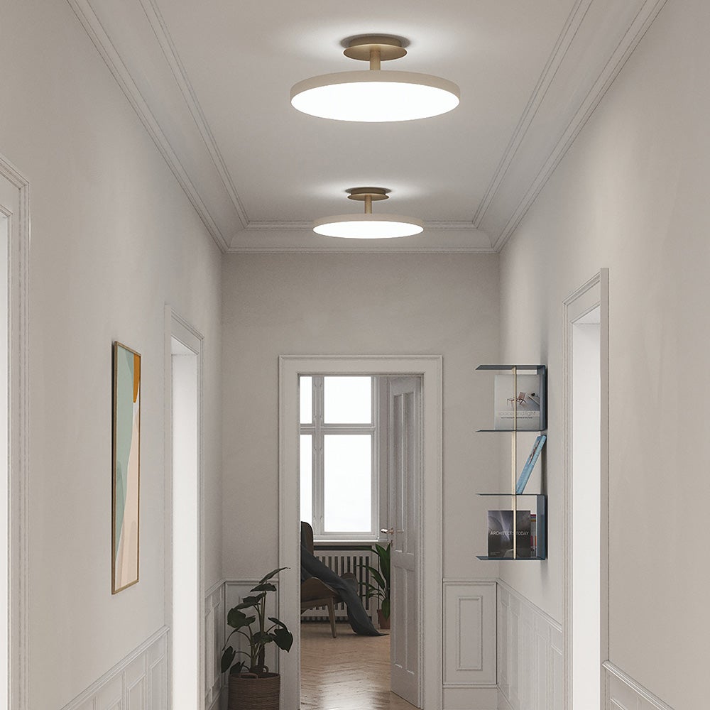 Asteria Up Ceiling lamp L Ø60 cm Pearl White