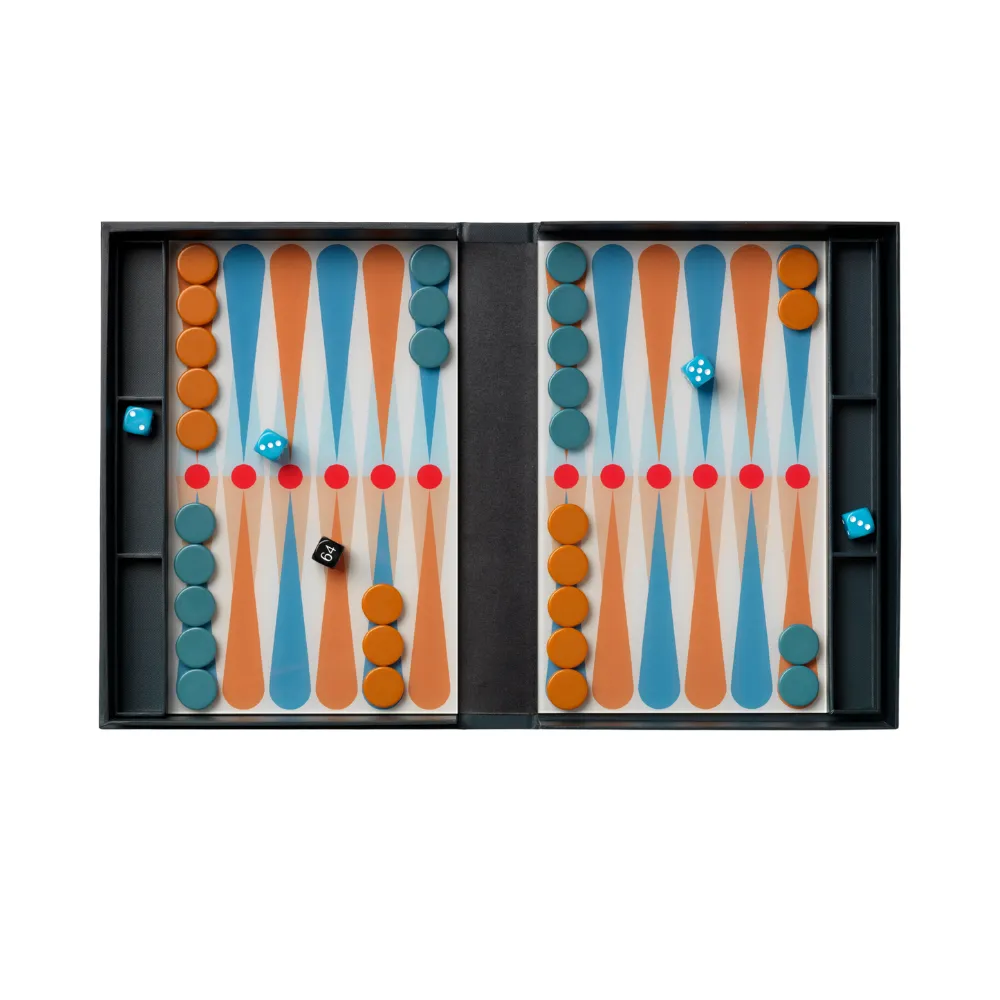Backgammon Art of Anthracite