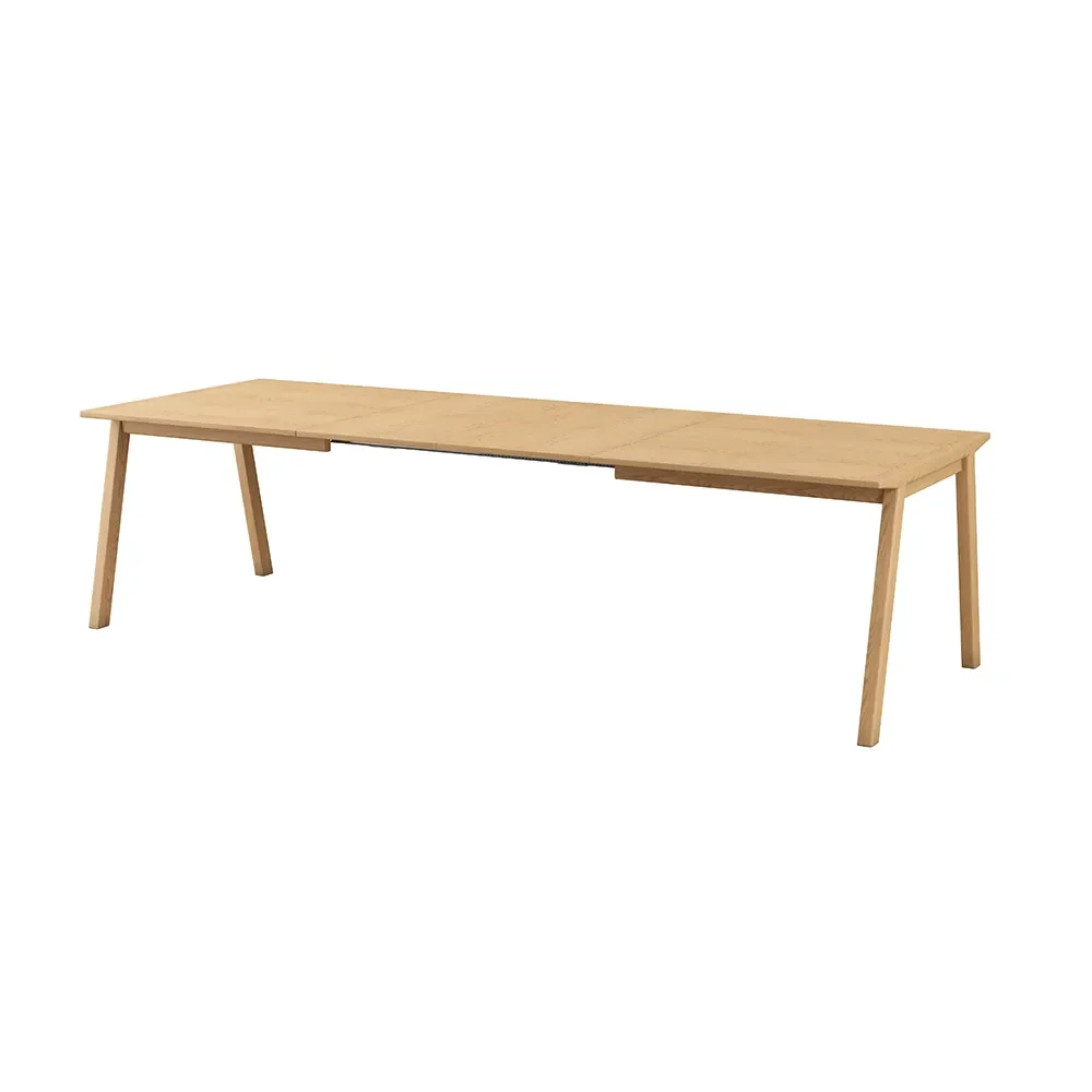SM142 Dining table 100x74-270 cm Oak Natural oiled