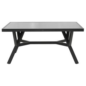 Samvaro table  90x140 cm includes glass plate Anthracite 