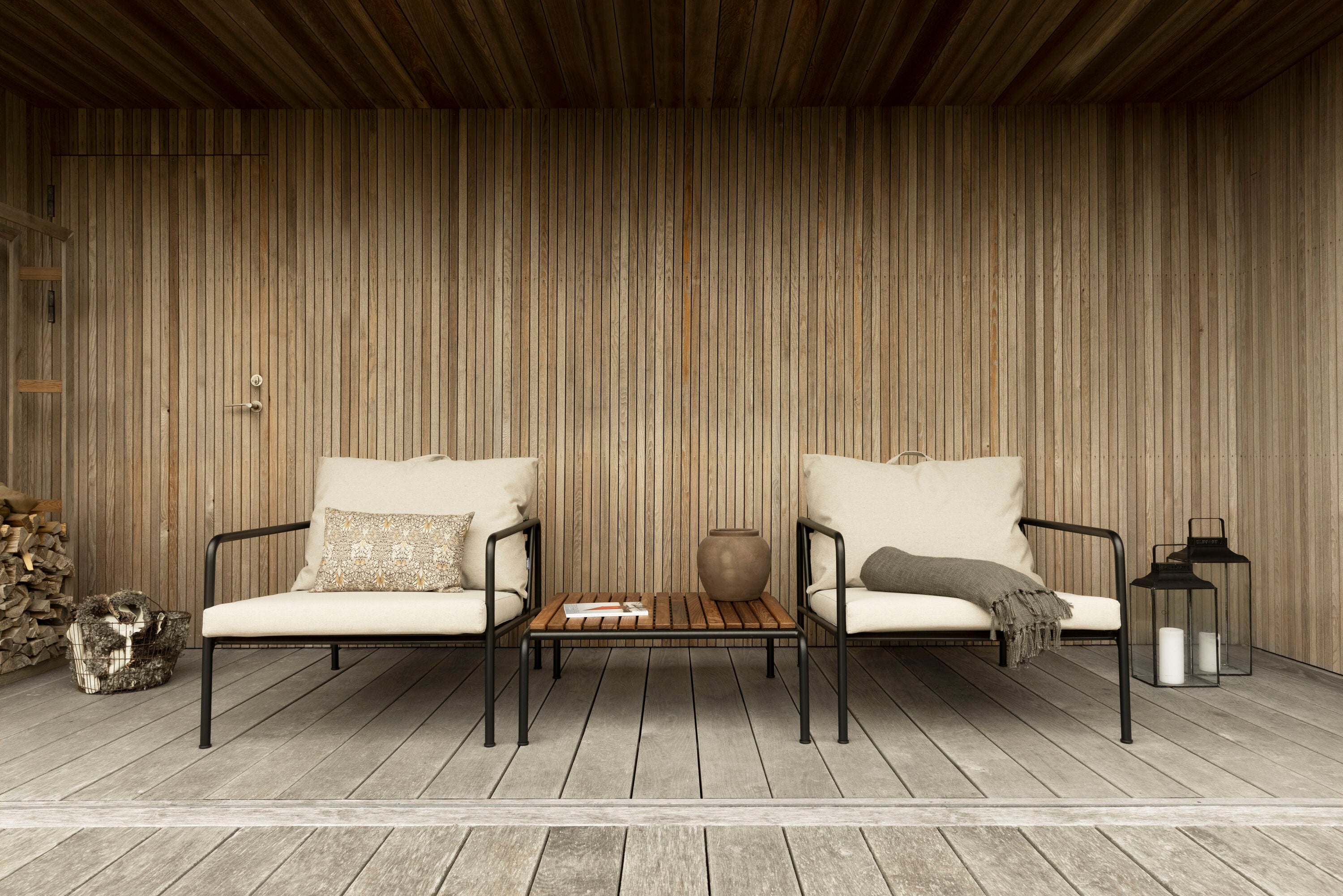 Avon 2 seater sofa Slate/White