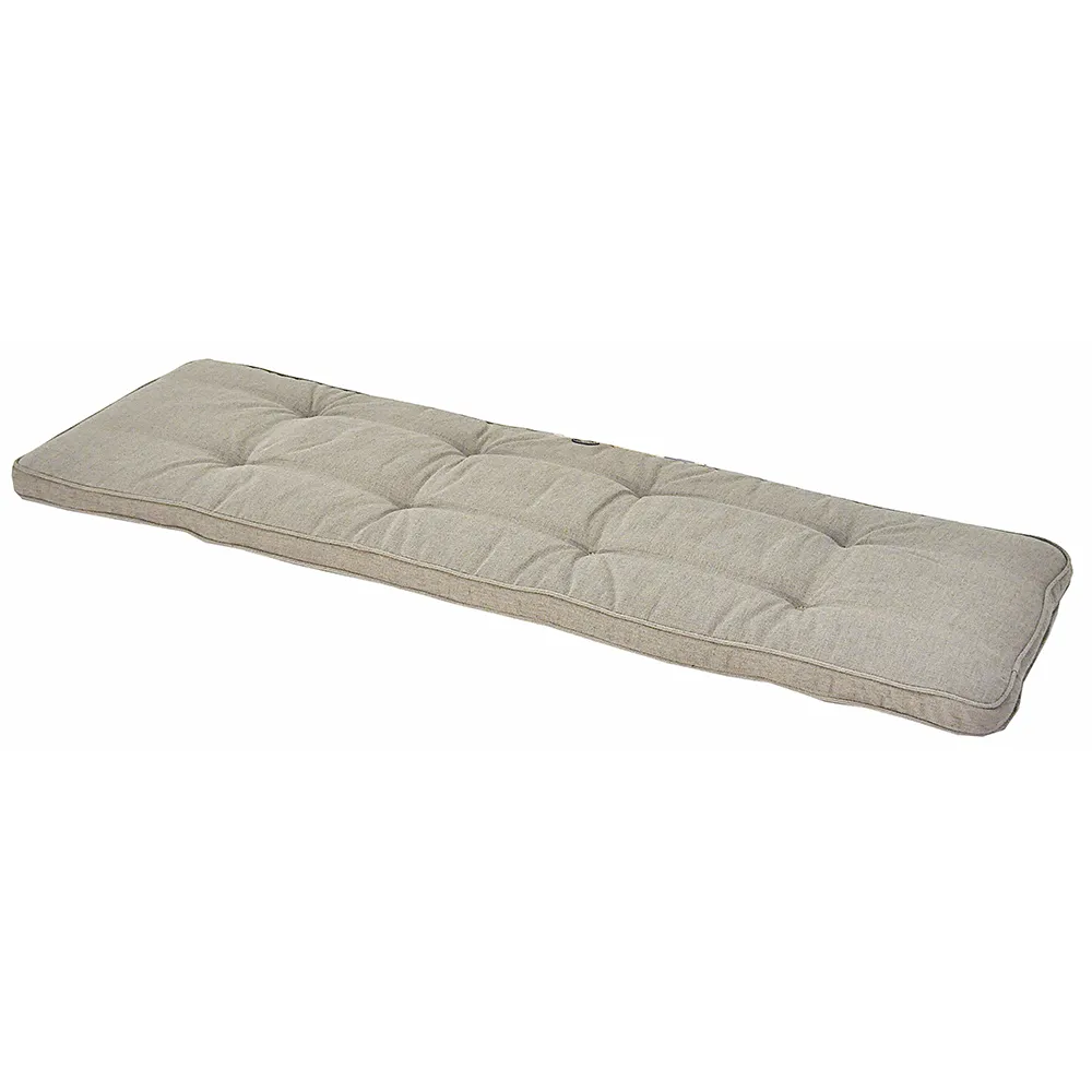 Beige structure bench cushion 150 Cm Canyon
