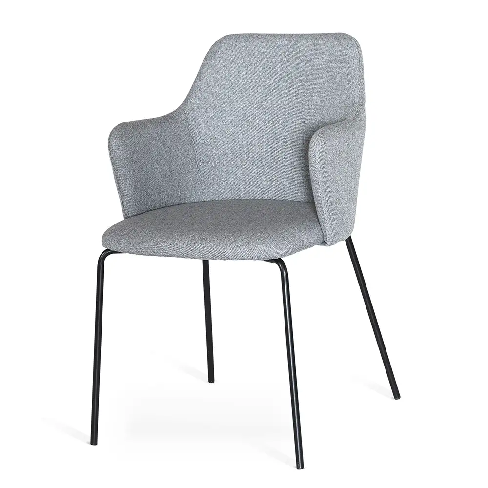 Urban Dining Chair grey 2-pack