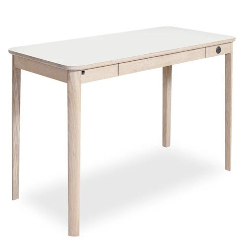 Sm131 Desk Oak White Oil/White Laminate 115X55X74cm