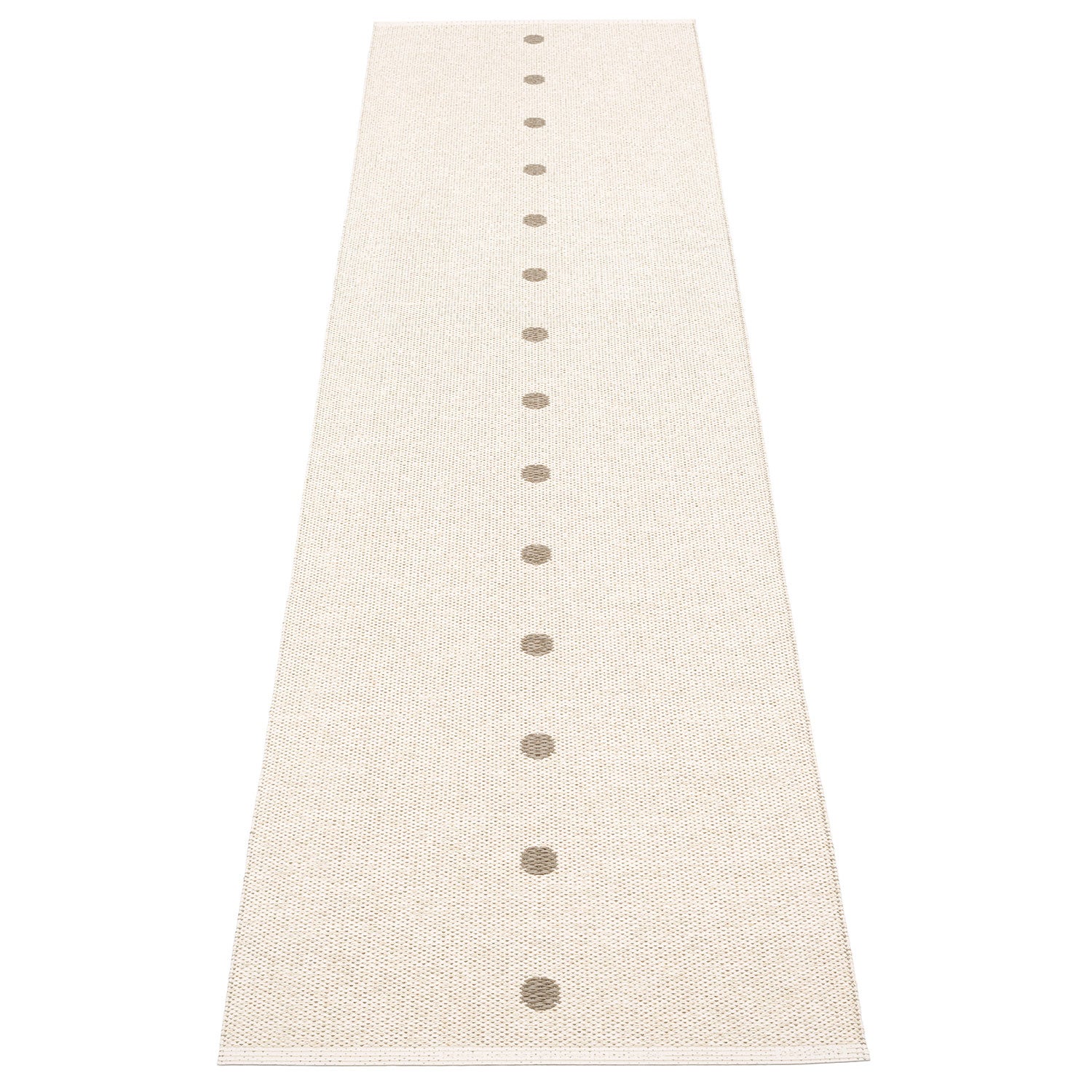 Peg Carpet 70x280 cm dark linen / vanilla