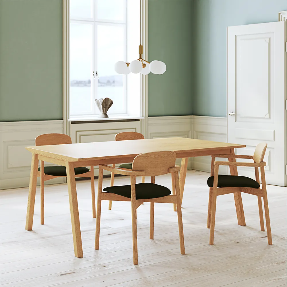 SM140 Dining Table 100x174 cm Natural Oiled Oak