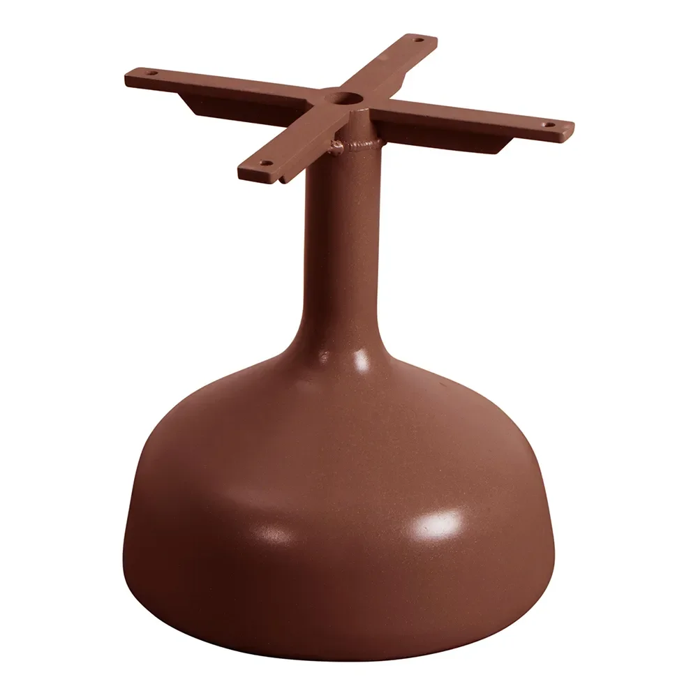 Glaze coffee table base large Desert red