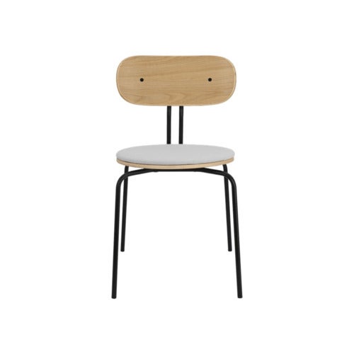 Curious Dining Chair Oak/Black Metal Sterling