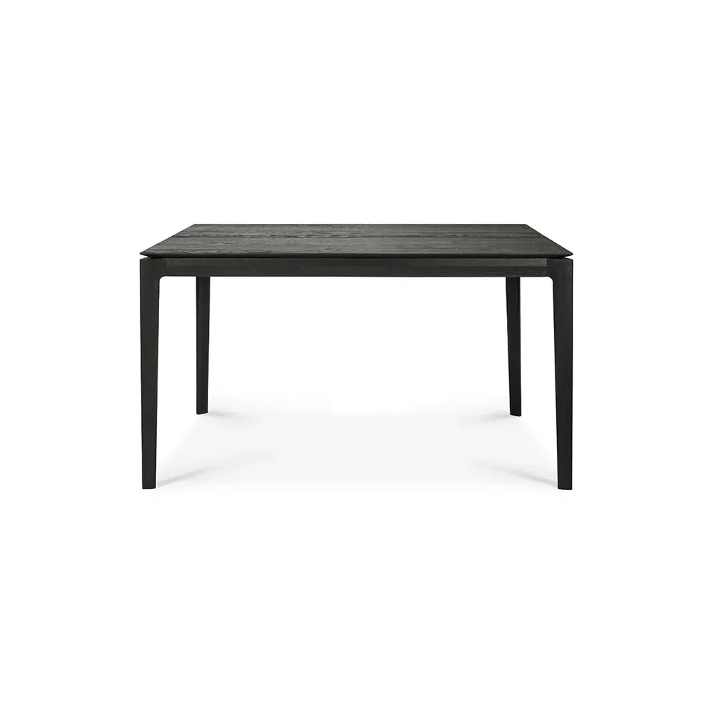 Bok Dining table 90x140-220 cm Black varniched oak