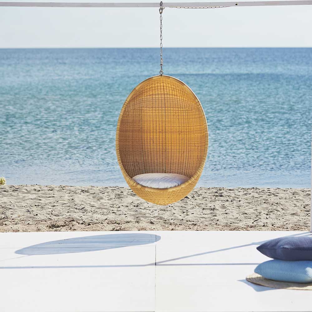 The Hanging Egg Chair Outdoor, Natural