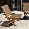 Julita teak lounge armchair