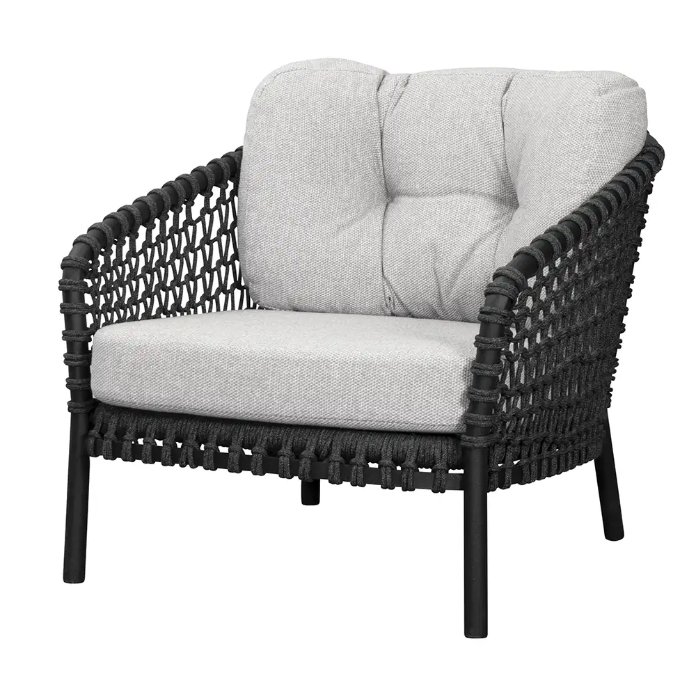 Ocean cushion set for lounge chair Light brown, Wove